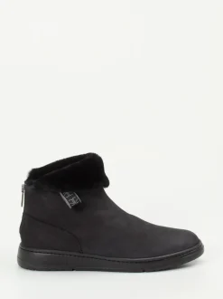 Candice Cooper – Stiefeletten aus Nubukleder Schwarz