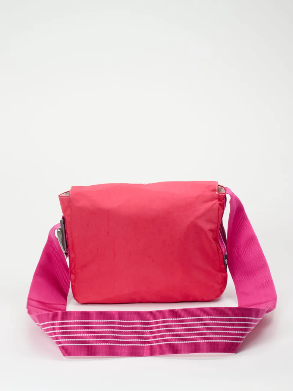 Canvasco – Messenger Bag aus Textil in Pinkrot