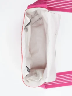 Canvasco – Messenger Bag aus Textil in Pinkrot