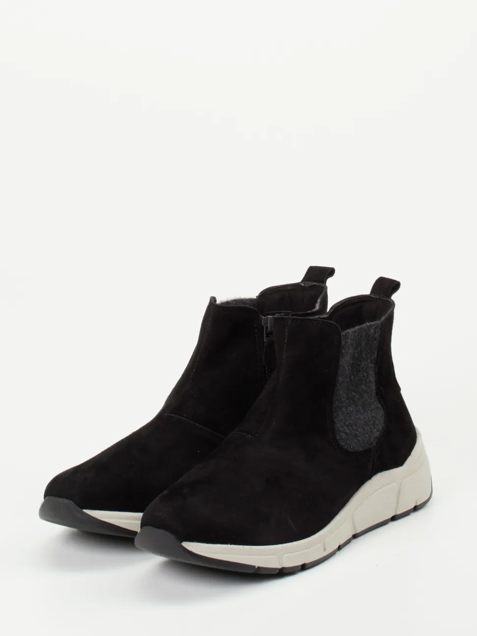 Christian Dietz – Chelsea Boots aus Veloursleder Schwarz