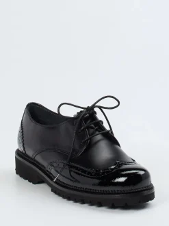 Christian Dietz – Derby Brogues aus Lackleder Schwarz