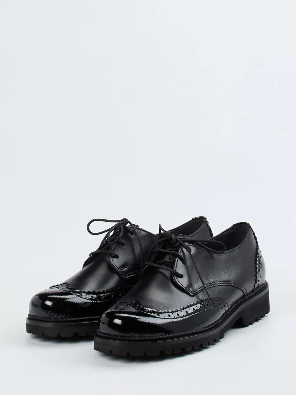 Christian Dietz – Derby Brogues aus Lackleder Schwarz