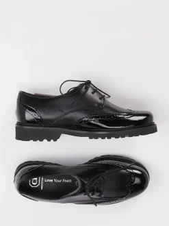 Christian Dietz – Derby Brogues aus Lackleder Schwarz