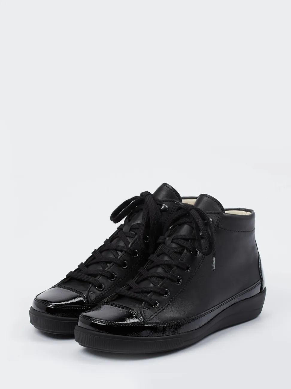 Christian Dietz – High-Top-Sneaker aus Kalbleder schwarz