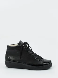 Christian Dietz – High-Top-Sneaker aus Kalbleder schwarz