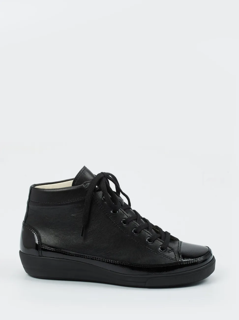 Christian Dietz – High-Top-Sneaker aus Kalbleder schwarz