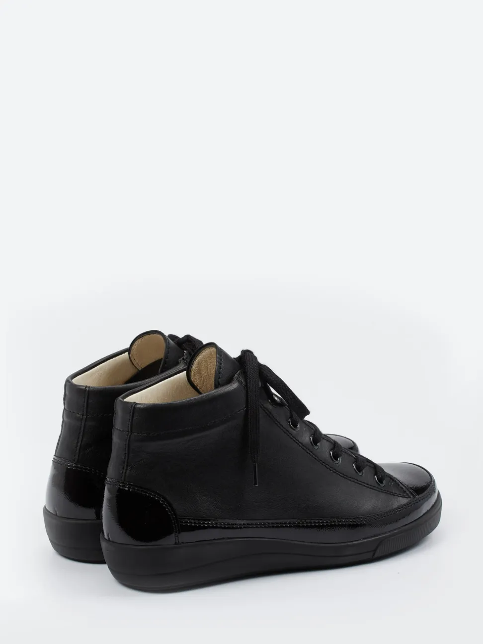 Christian Dietz – High-Top-Sneaker aus Kalbleder schwarz
