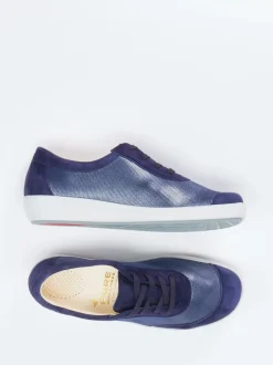 Christian Dietz – Komfort-Sneaker aus Stretch und Veloursleder