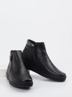 Christian Dietz – Komfort-Stiefelette aus Kalbleder Schwarz