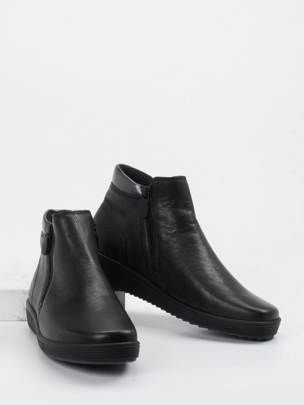 Christian Dietz – Komfort-Stiefelette aus Kalbleder Schwarz