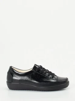 Christian Dietz – Komfort-Sneaker aus Lackleder Schwarz