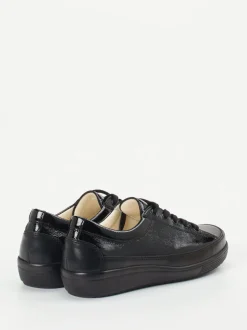 Christian Dietz – Komfort-Sneaker aus Lackleder Schwarz