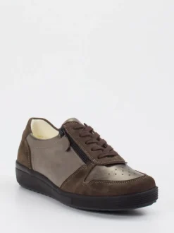 Christian Dietz – Komfort-Sneaker aus Veloursleder Braun