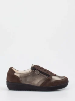 Christian Dietz – Komfort-Sneaker aus Veloursleder Braun