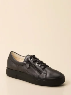 Christian Dietz – Komfort-Sneaker aus Kalbleder Anthrazit