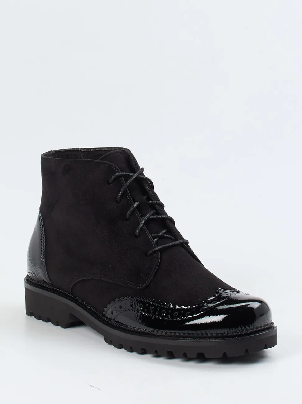 Christian Dietz – Schnürboots aus Veloursleder schwarz