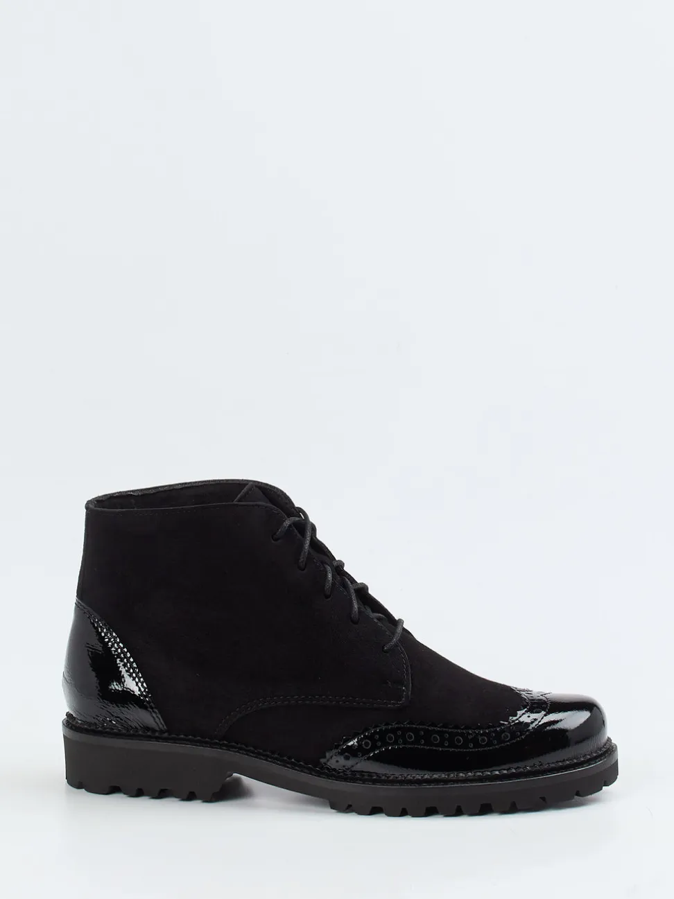 Christian Dietz – Schnürboots aus Veloursleder schwarz