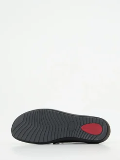 Christian Dietz – Schnürschuh aus Stretch und Veloursleder Schwarz