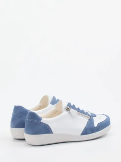 Christian Dietz – Sneaker aus Velour/Leder in Weiß
