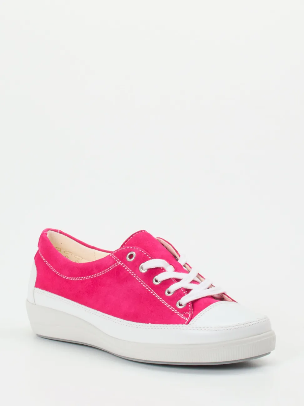 Christian Dietz – Sneaker aus Veloursleder pink