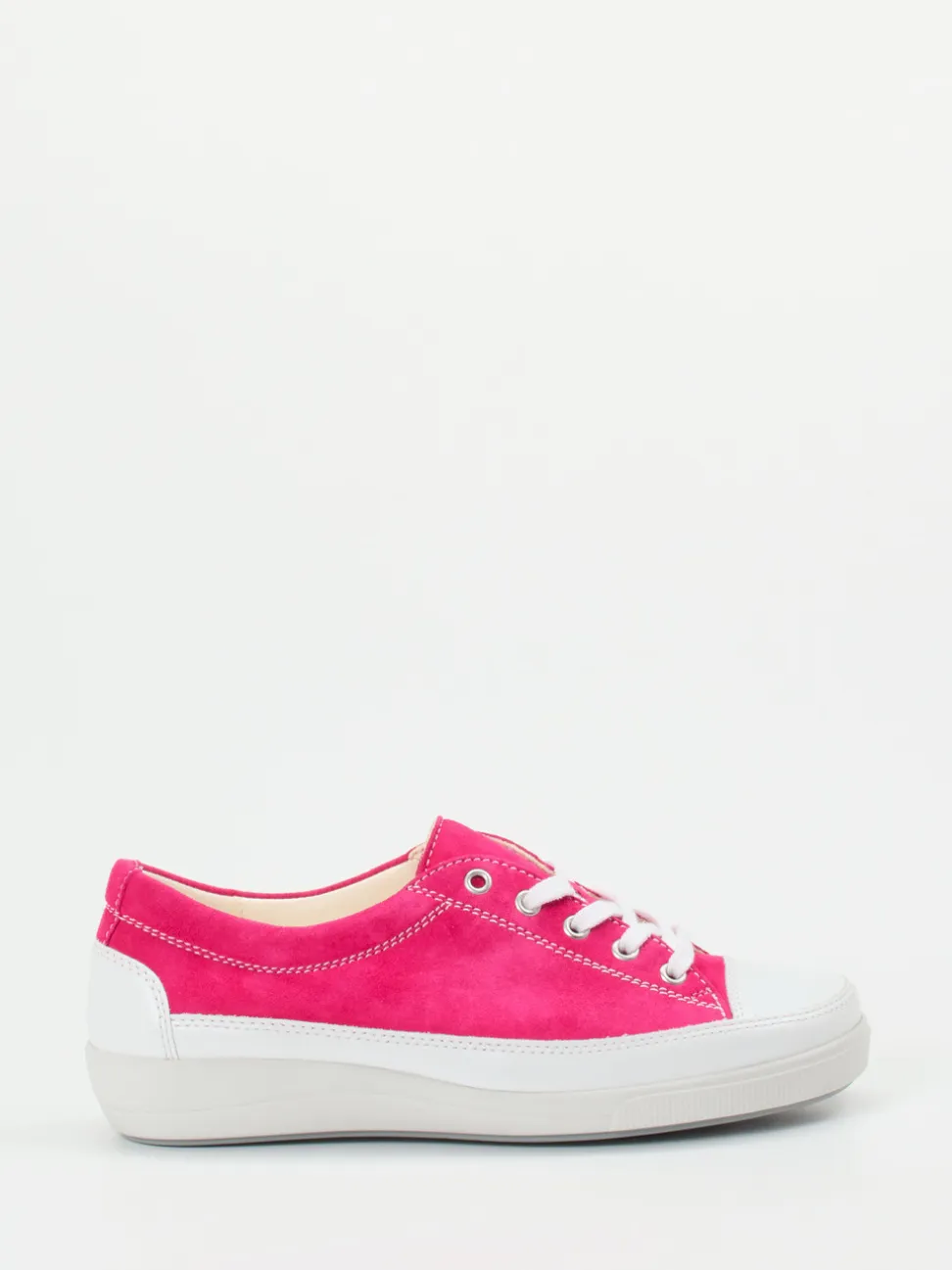 Christian Dietz – Sneaker aus Veloursleder pink