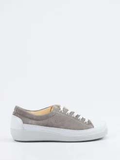 Christian Dietz – Sneaker aus Veloursleder grau