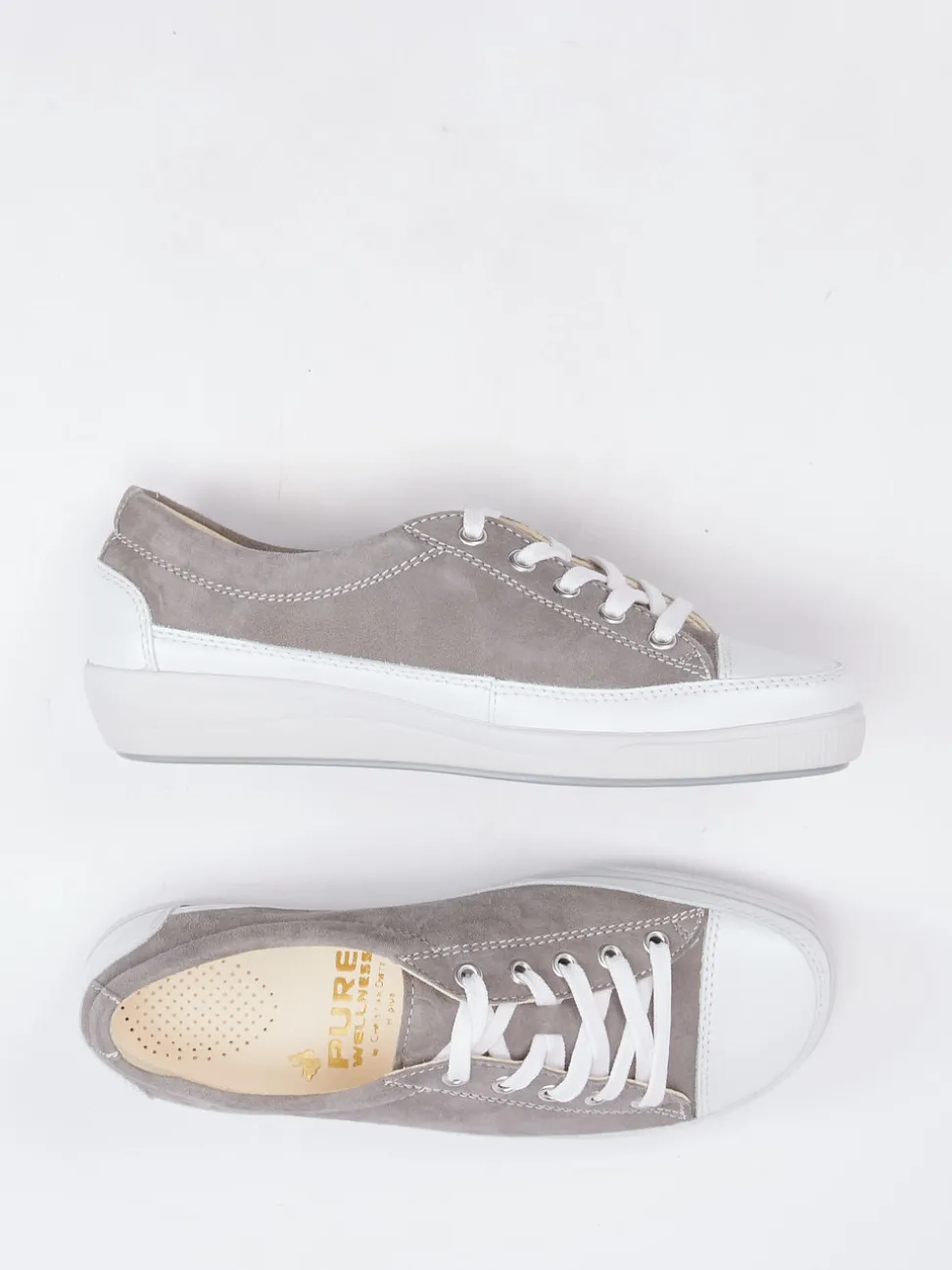 Christian Dietz – Sneaker aus Veloursleder grau