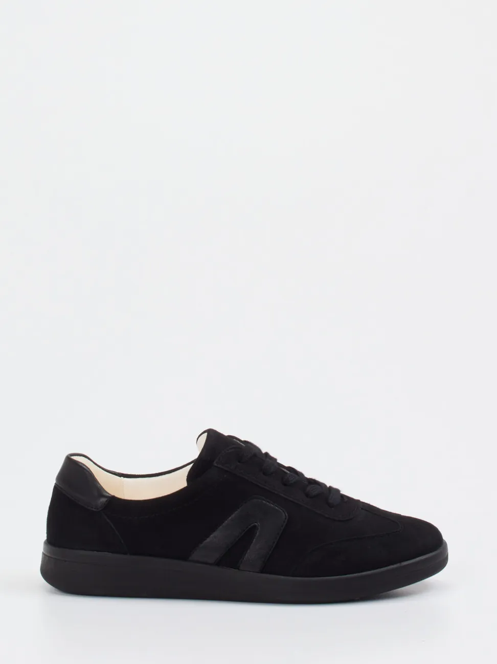 Christian Dietz – Sneaker aus Veloursleder Schwarz