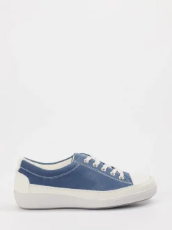 Christian Dietz – Sneaker aus Veloursleder in Blau