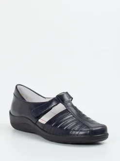 Christian Dietz – Spangenschuh aus Kalbleder Dunkelblau