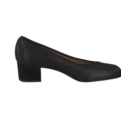 Cinzia Valle – Blockabsatz-Pumps aus Veloursleder schwarz