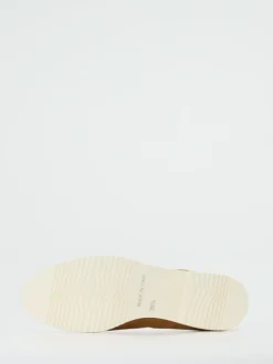 Cinzia Valle – Komfort-Ballerinas aus Veloursleder Cognac