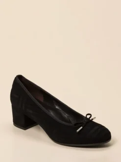 Cinzia Valle – Pumps aus Veloursleder Schwarz