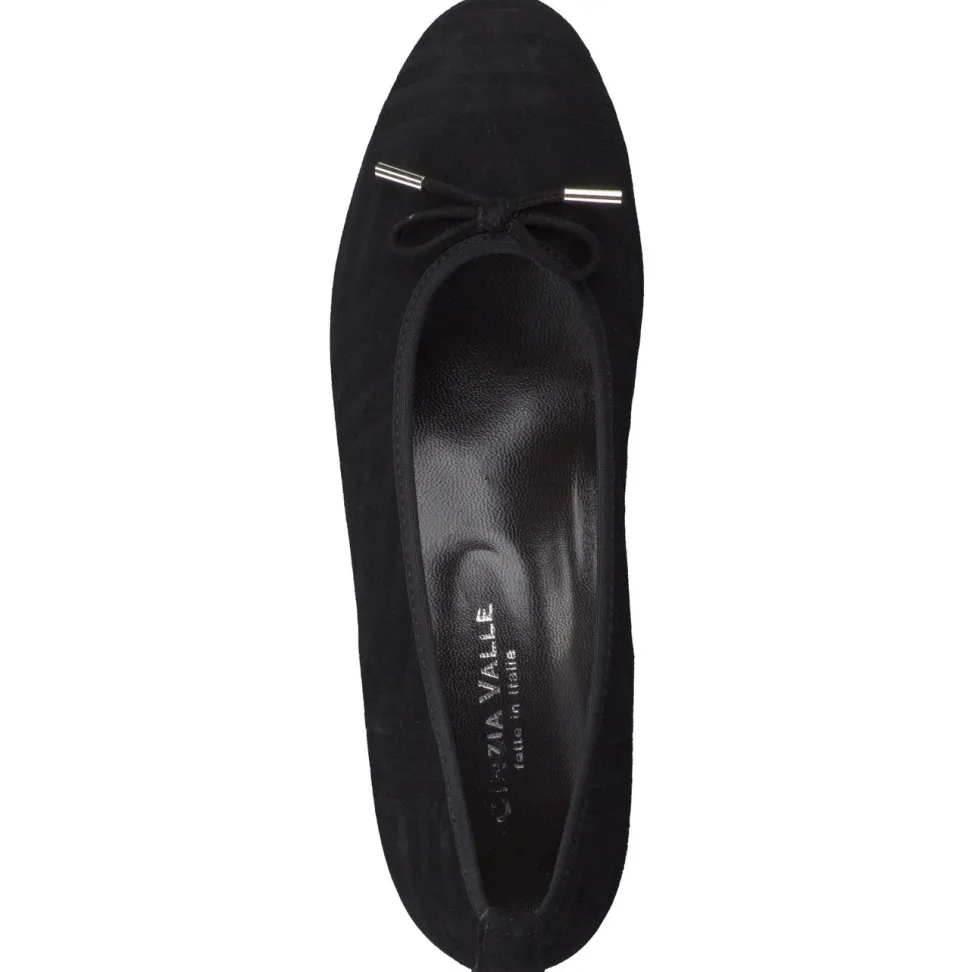 Cinzia Valle – Pumps aus Veloursleder Schwarz