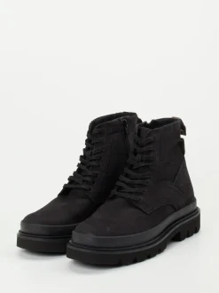 Clarks – Combat Boots aus Nubukleder Schwarz