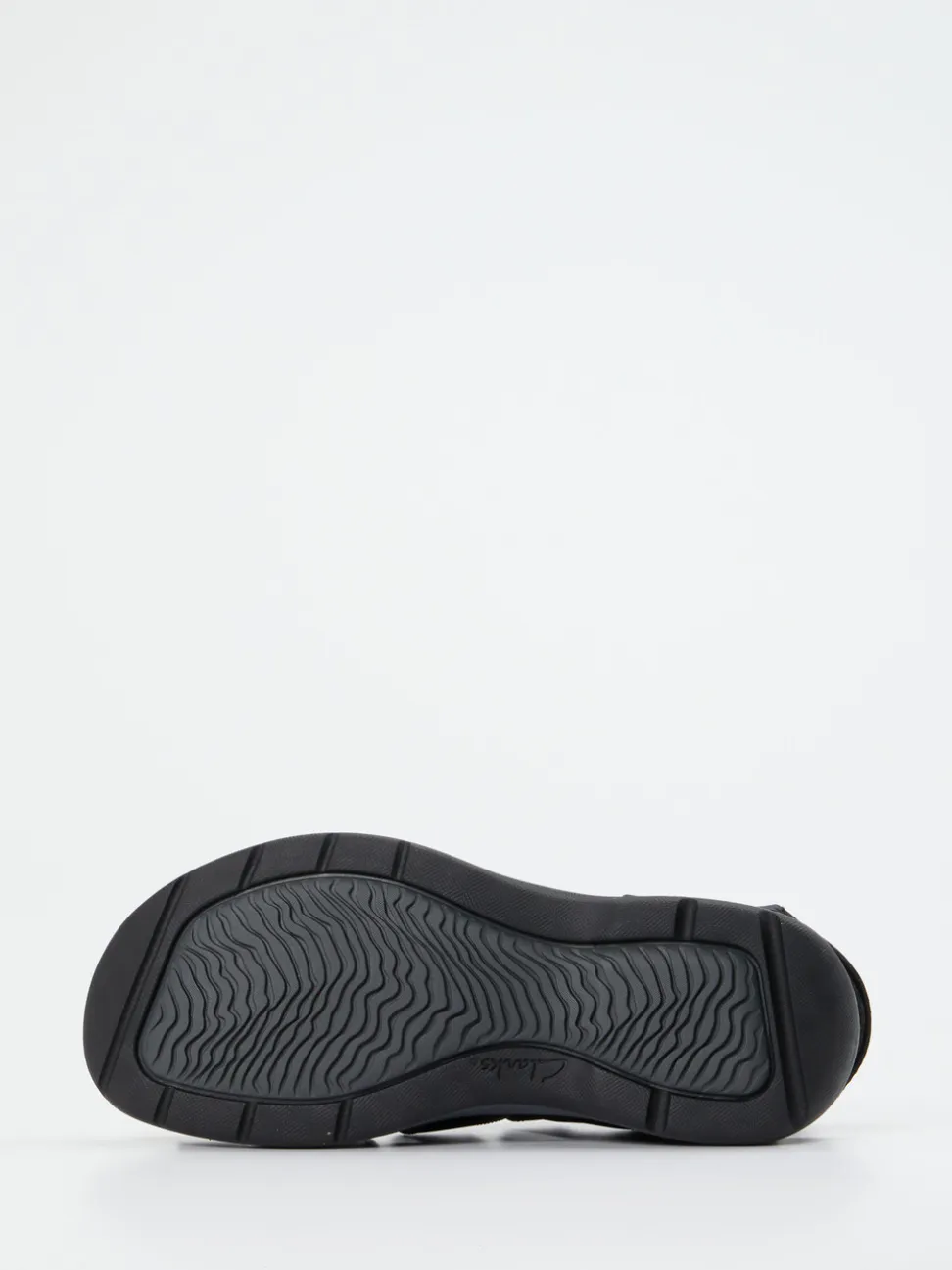 Clarks – Fischersandalen aus Fettleder Schwarz