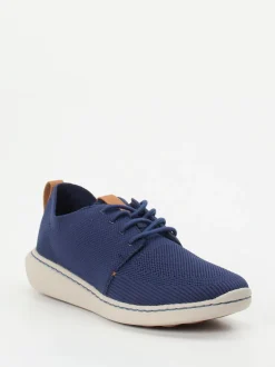 Clarks – Freizeitsneaker aus Textil in Marineblau