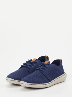 Clarks – Freizeitsneaker aus Textil in Marineblau