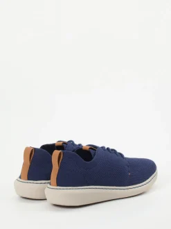 Clarks – Freizeitsneaker aus Textil in Marineblau