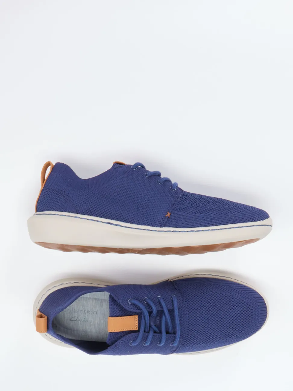 Clarks – Freizeitsneaker aus Textil in Marineblau