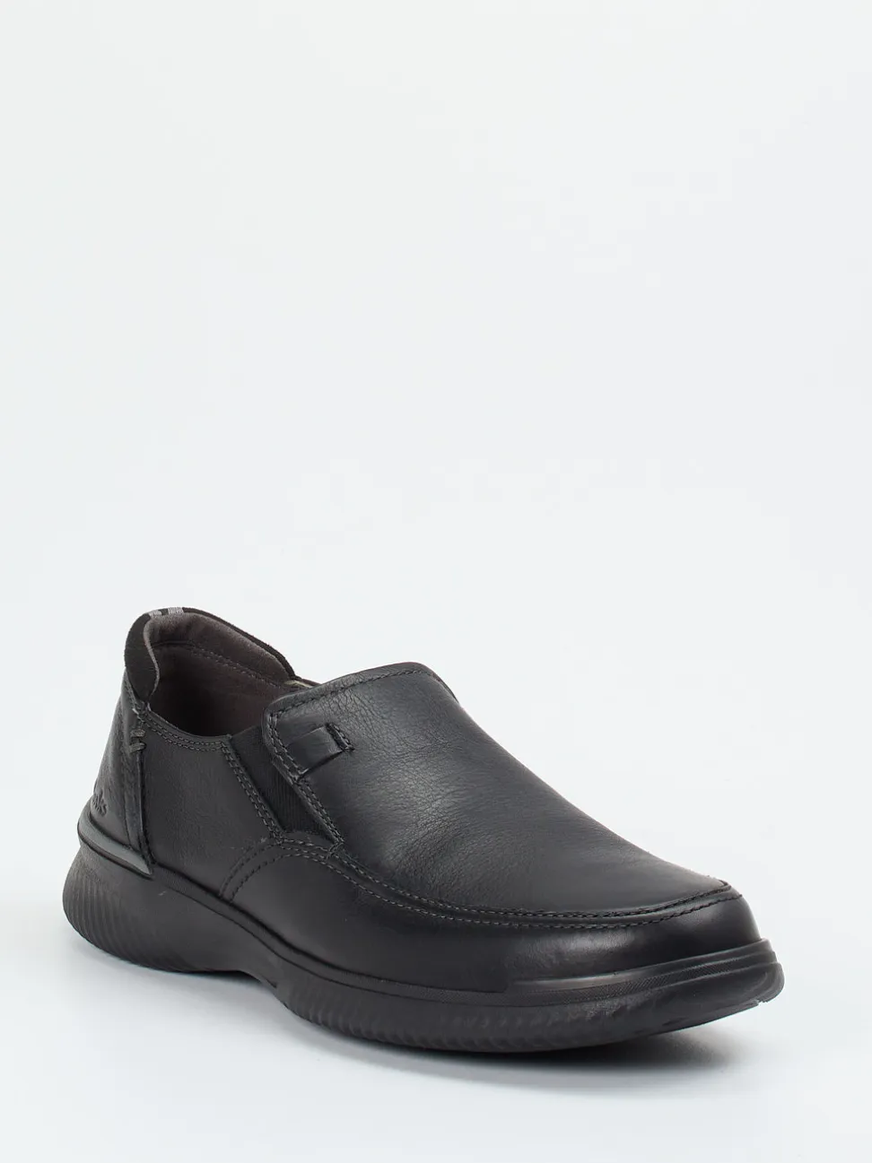 Clarks – Herren-Slipper aus Kalbleder schwarz