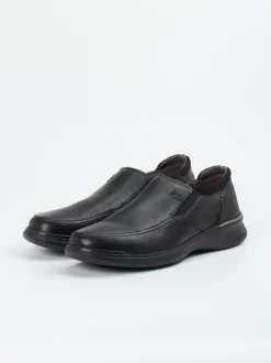 Clarks – Herren-Slipper aus Kalbleder schwarz