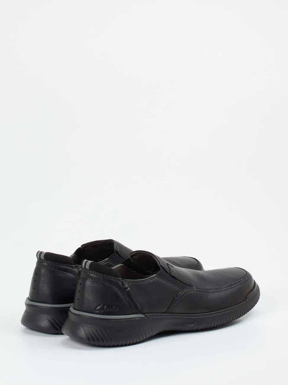 Clarks – Herren-Slipper aus Kalbleder schwarz