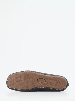 Clarks – Komfort-Ballerinas aus Kalbleder dunkelblau