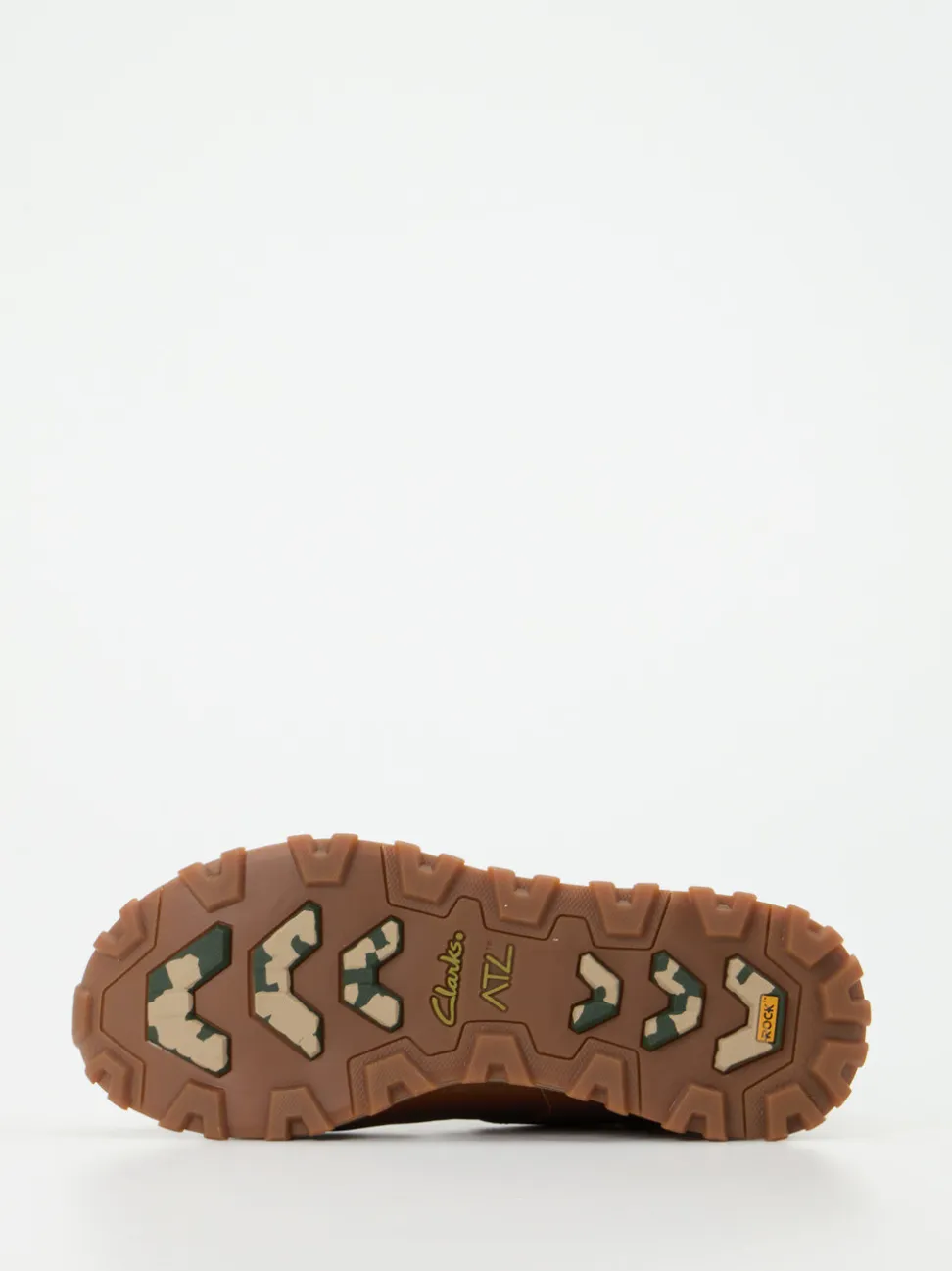 Clarks – Outdoor-Boots aus Fettleder in Rostbraun