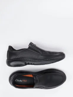 Clarks – Slipper aus Kalbleder schwarz