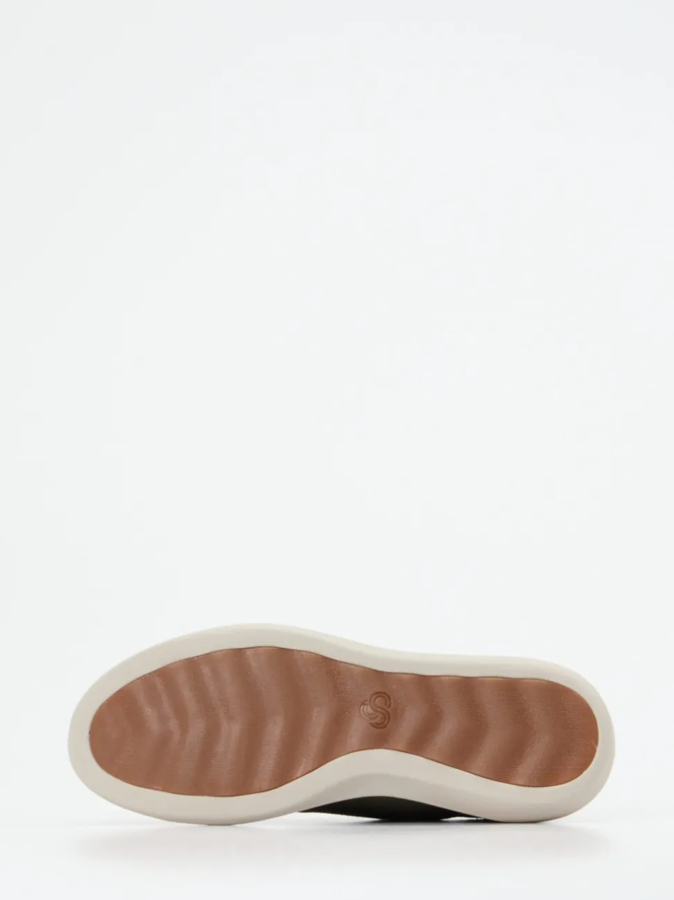 Clarks – Strick-Sneaker aus Textil in Olivgrün