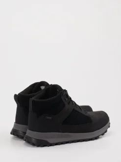 Clarks – Wanderschuh aus Leder und Textil schwarz