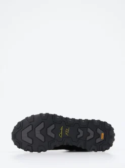 Clarks – Wanderschuh aus Leder und Textil schwarz