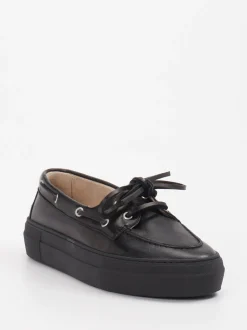 Copenhagen – Bootsschuh aus Leder Schwarz